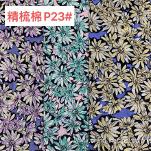Stocklot Cotton Voile Poplin Printed Fabric For Dress